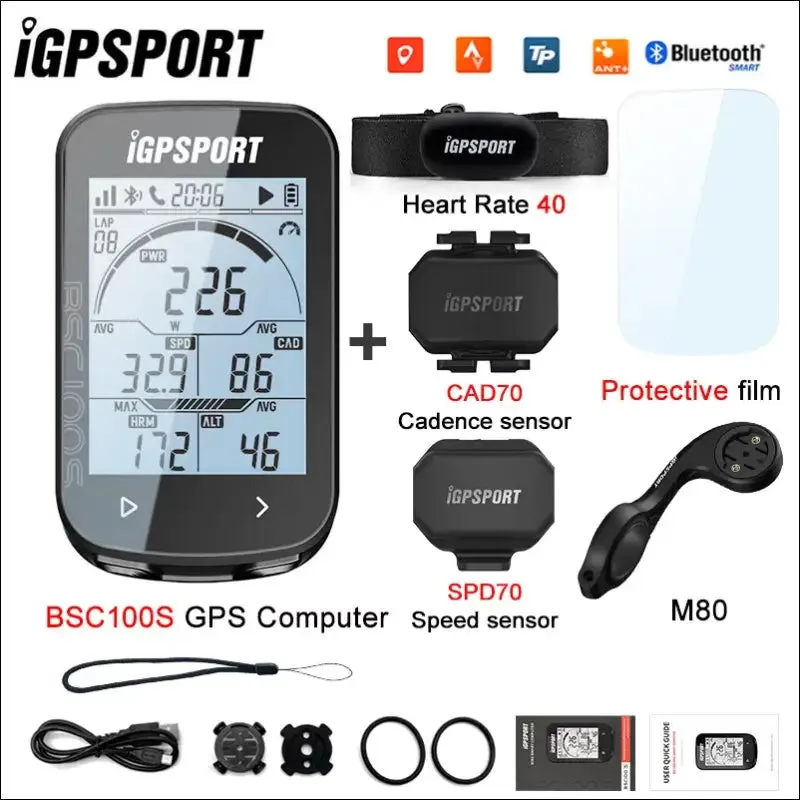 Igpsport igs10s gps enabled bike bluetooth 5.0 computer bsc100s road / mtb bicycle wireless