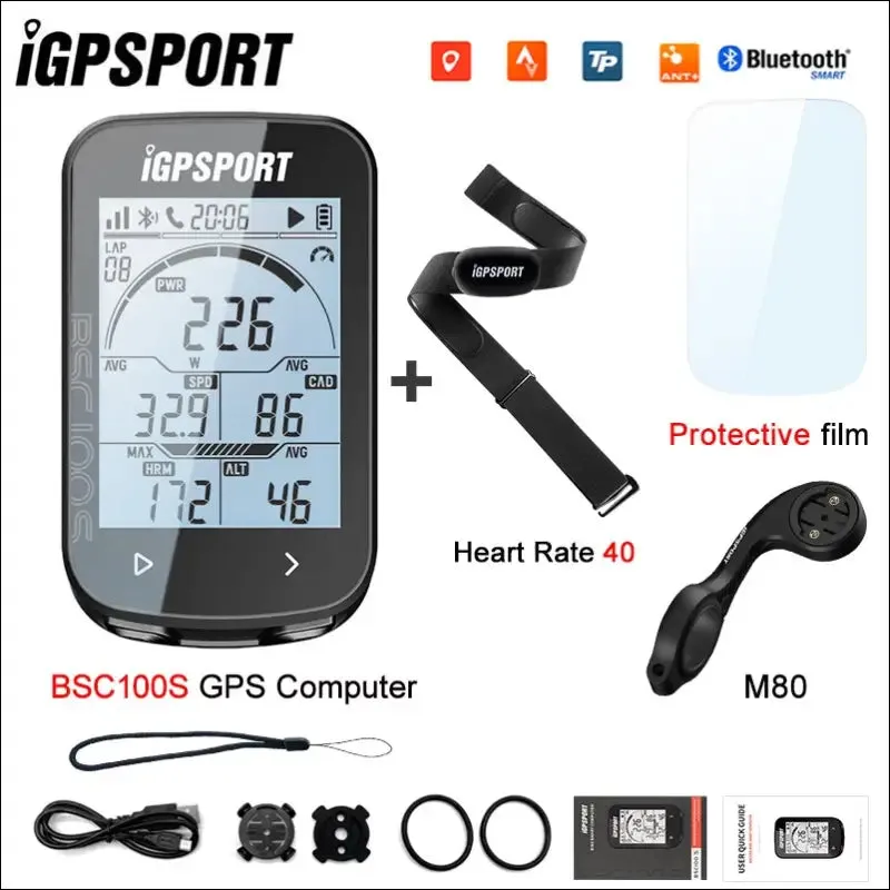 Igpsport igs10s gps enabled bike bluetooth 5.0 computer bsc100s road / mtb bicycle wireless