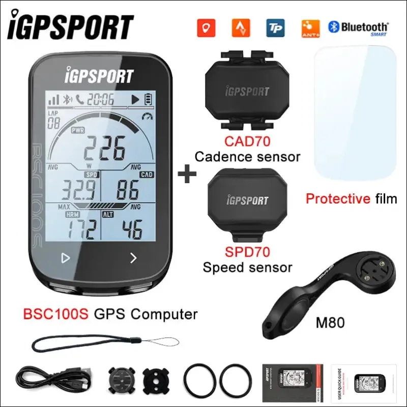 Igpsport igs10s gps enabled bike bluetooth 5.0 computer bsc100s road / mtb bicycle wireless