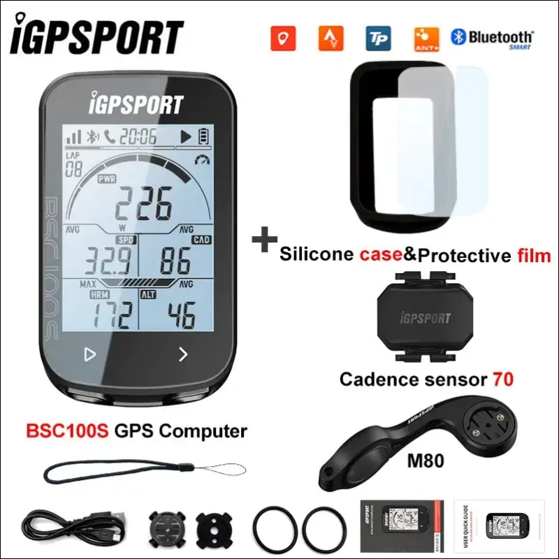 Igpsport igs10s gps enabled bike bluetooth 5.0 computer bsc100s road / mtb bicycle wireless