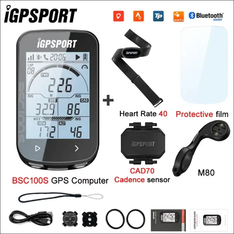 Igpsport igs10s gps enabled bike bluetooth 5.0 computer bsc100s road / mtb bicycle wireless