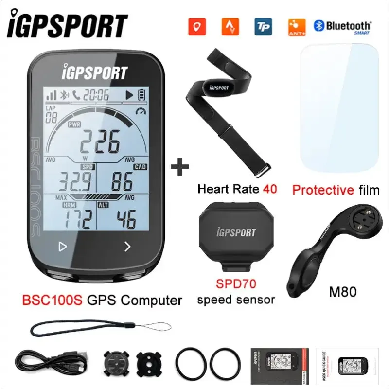 Igpsport igs10s gps enabled bike bluetooth 5.0 computer bsc100s road / mtb bicycle wireless