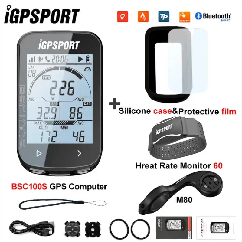 Igpsport igs10s gps enabled bike bluetooth 5.0 computer bsc100s road / mtb bicycle wireless