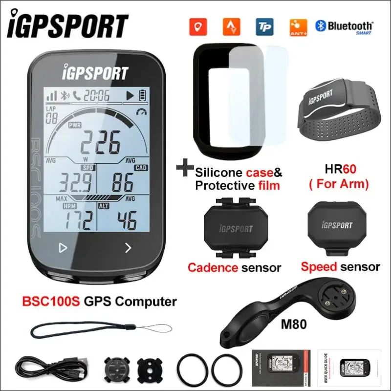 Igpsport igs10s gps enabled bike bluetooth 5.0 computer bsc100s road / mtb bicycle wireless