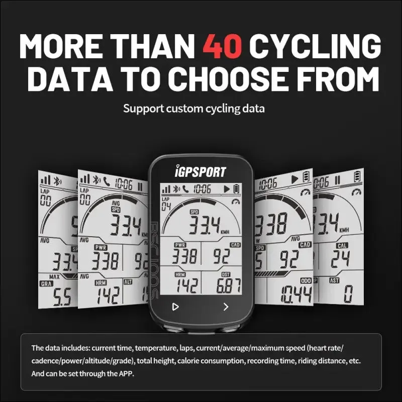 Igpsport igs10s gps enabled bike bluetooth 5.0 computer bsc100s road / mtb bicycle wireless