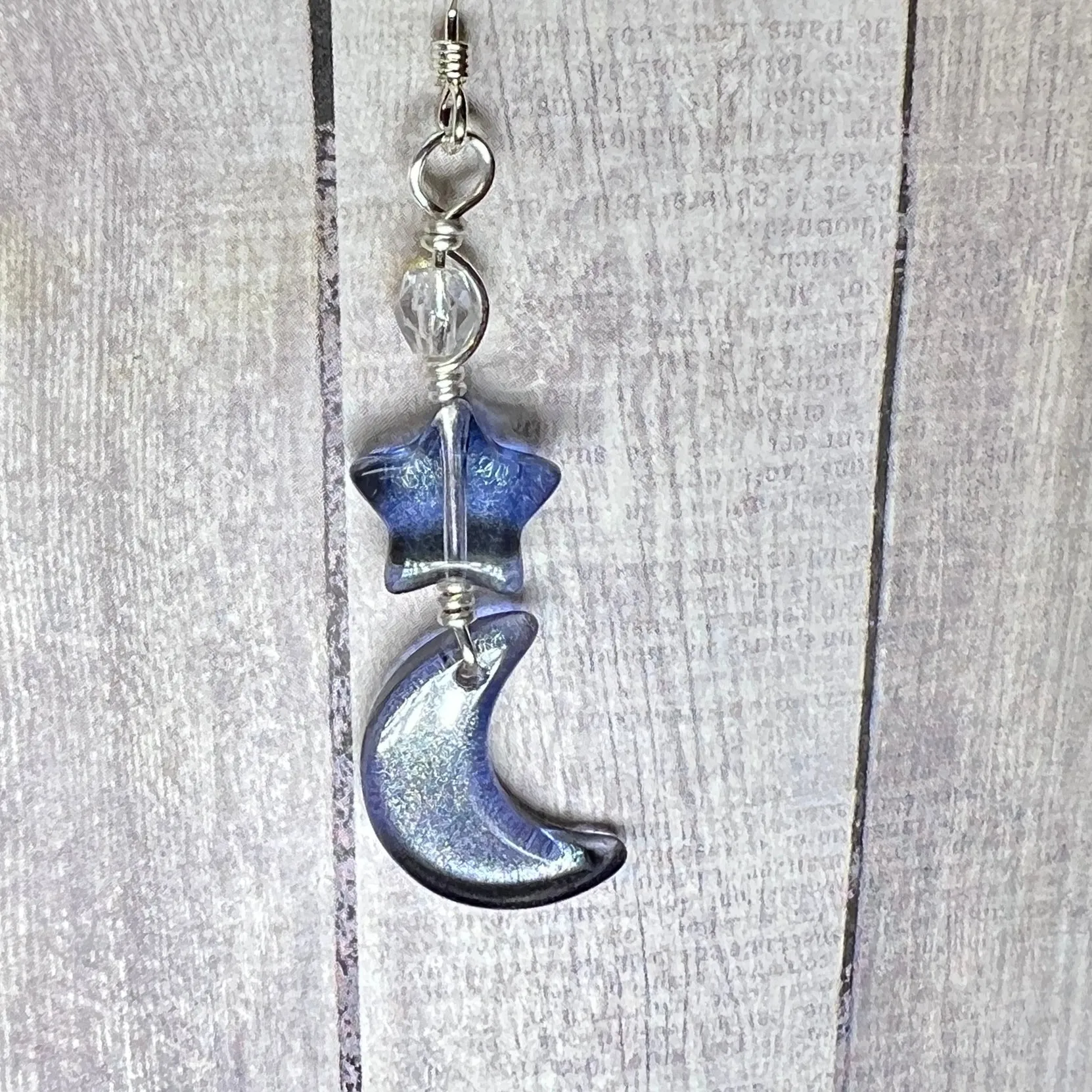 In A Very Blue Moon - Choose-Your-Own-Adventure Moon & Star Earrings