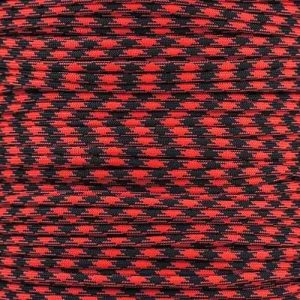 Jax Type Iii 550 Survival Paracord 100ft Hank (Black Widow)