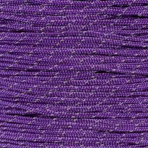 Jax Type Iii 550 Survival Paracord 100ft Hank Reflective (Acid Purple)