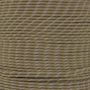 Jax Type Iii 550 Survival Paracord 100ft Hank Reflective (Coyote)