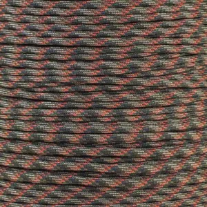 Jax Type Iii 550 Survival Paracord 100ft Hank Reflective (Fall Camo)