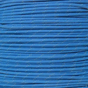 Jax Type Iii 550 Survival Paracord 100ft Hank Reflective (Royal Blue)