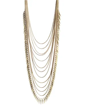 Jenny Bird Palm Meris Necklace in Gold
