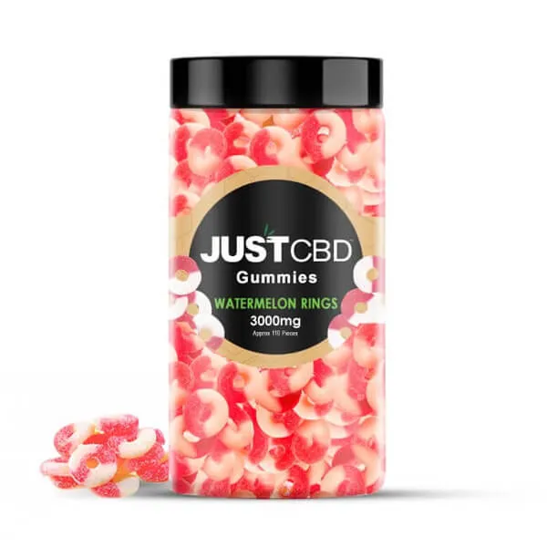 Just CBD Watermelon Rings Gummies