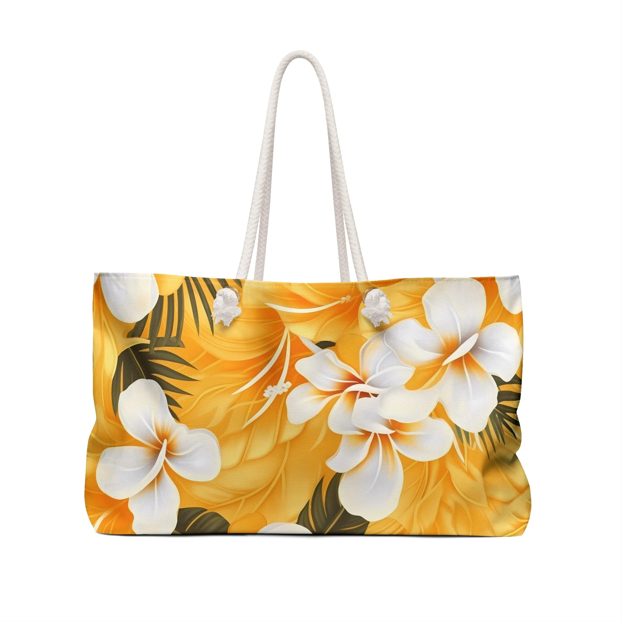Kaleidoscope Garden Weekender Bag | Beach Travel Tote | Vacation Essentials