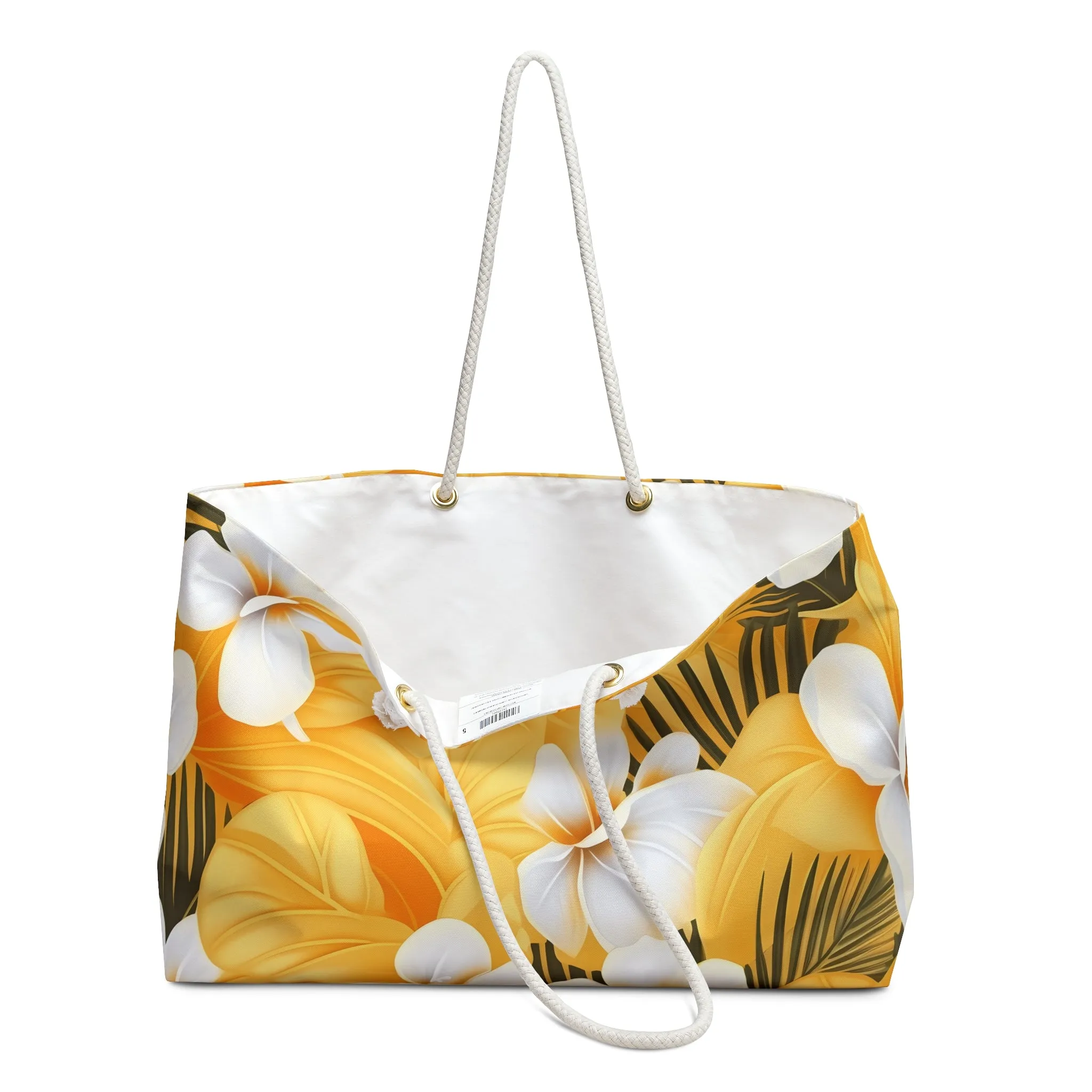 Kaleidoscope Garden Weekender Bag | Beach Travel Tote | Vacation Essentials
