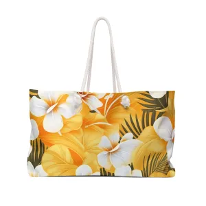 Kaleidoscope Garden Weekender Bag | Beach Travel Tote | Vacation Essentials
