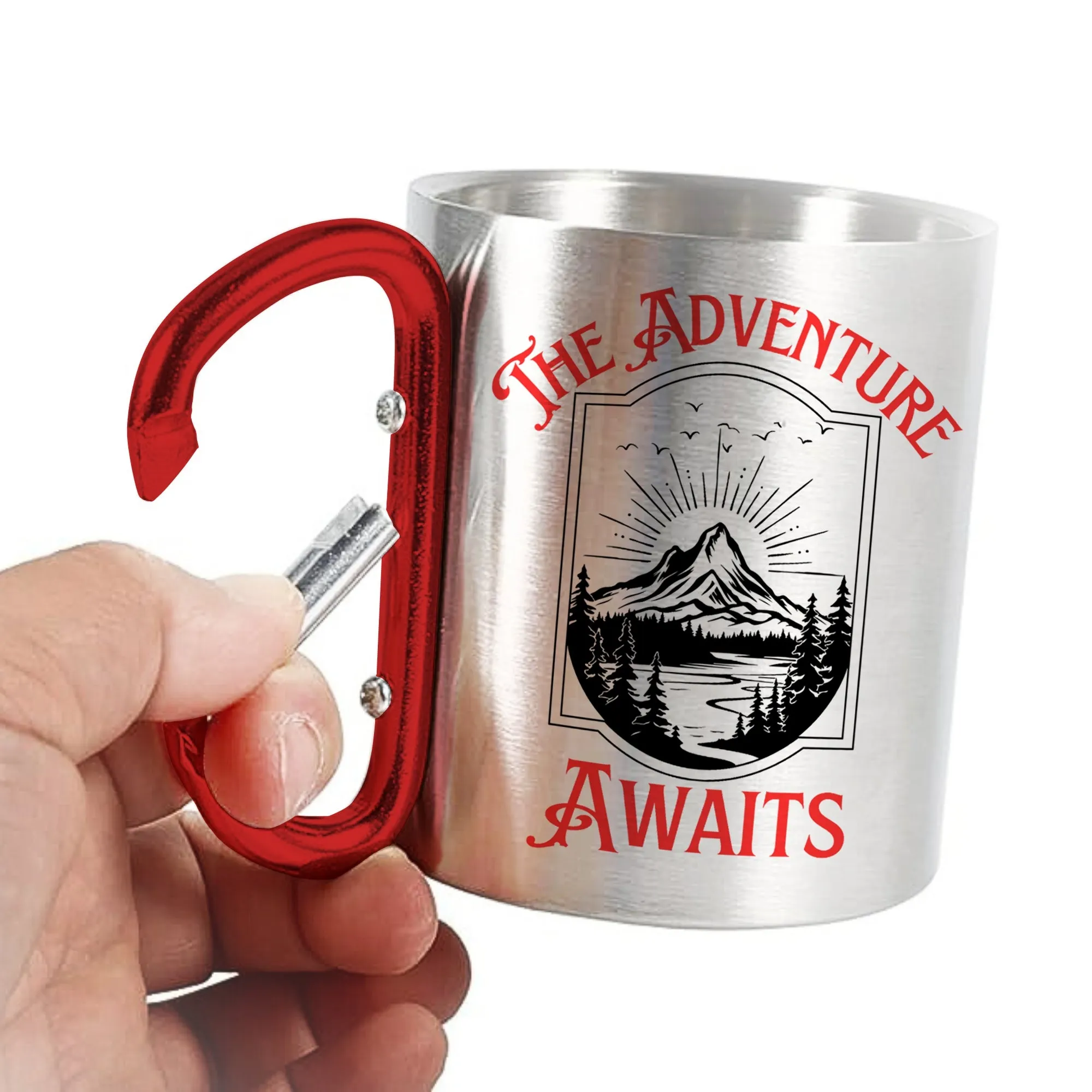 Krafftman - Carabiner Mug - The Adventure Awaits