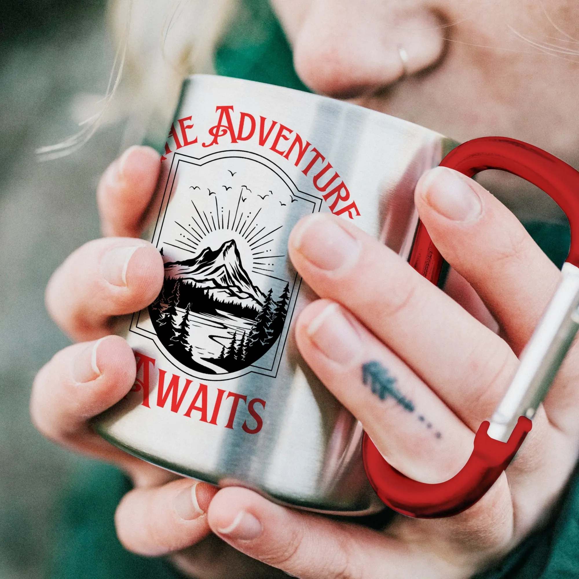 Krafftman - Carabiner Mug - The Adventure Awaits
