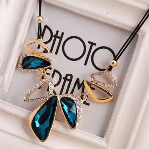 Lemon Value Statement Maxi Choker Vintage Charms Collar Gem Crystal Pendants Leather Rope Necklaces Women Jewelry Collier A469