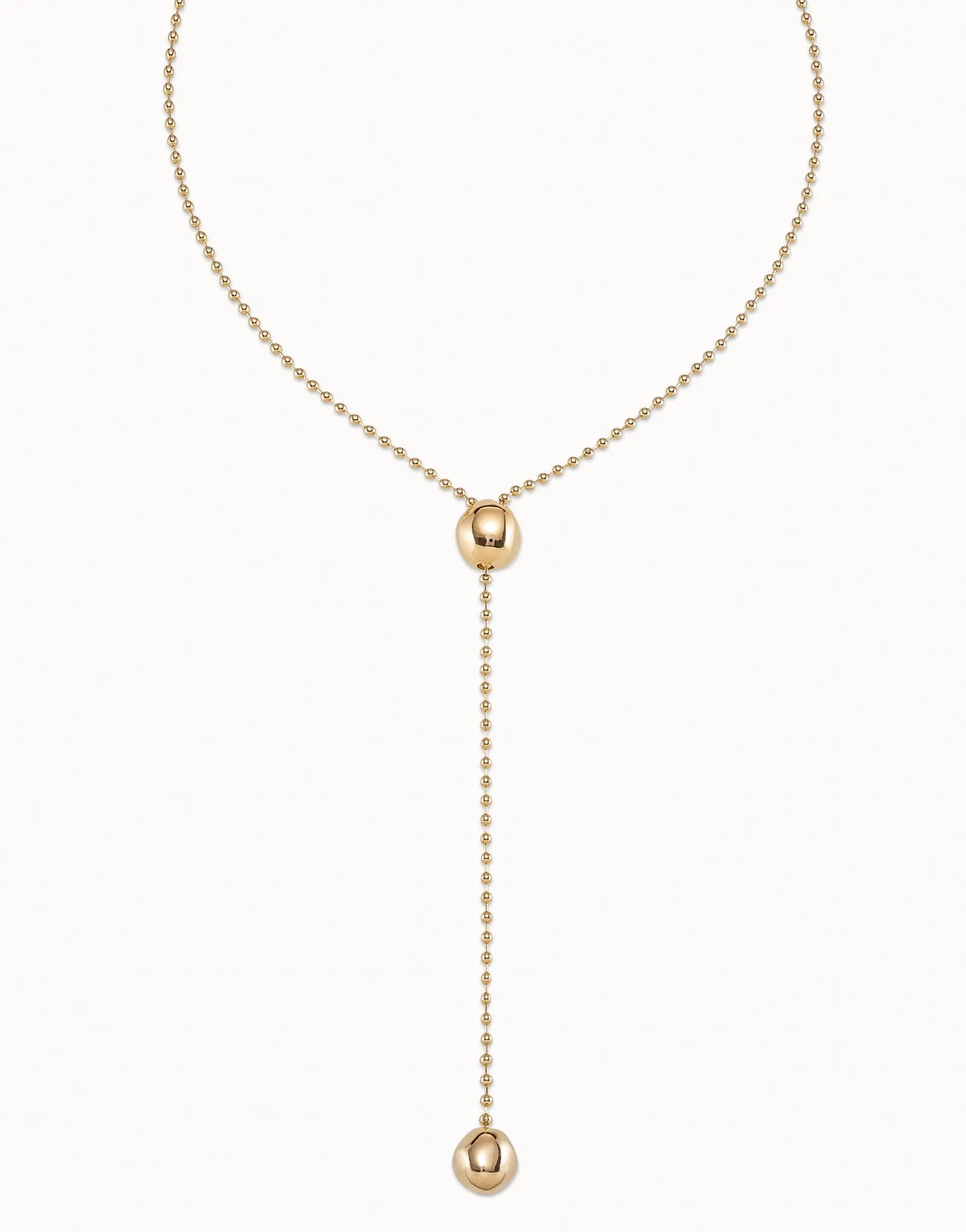 Lonely Planet necklace, gold