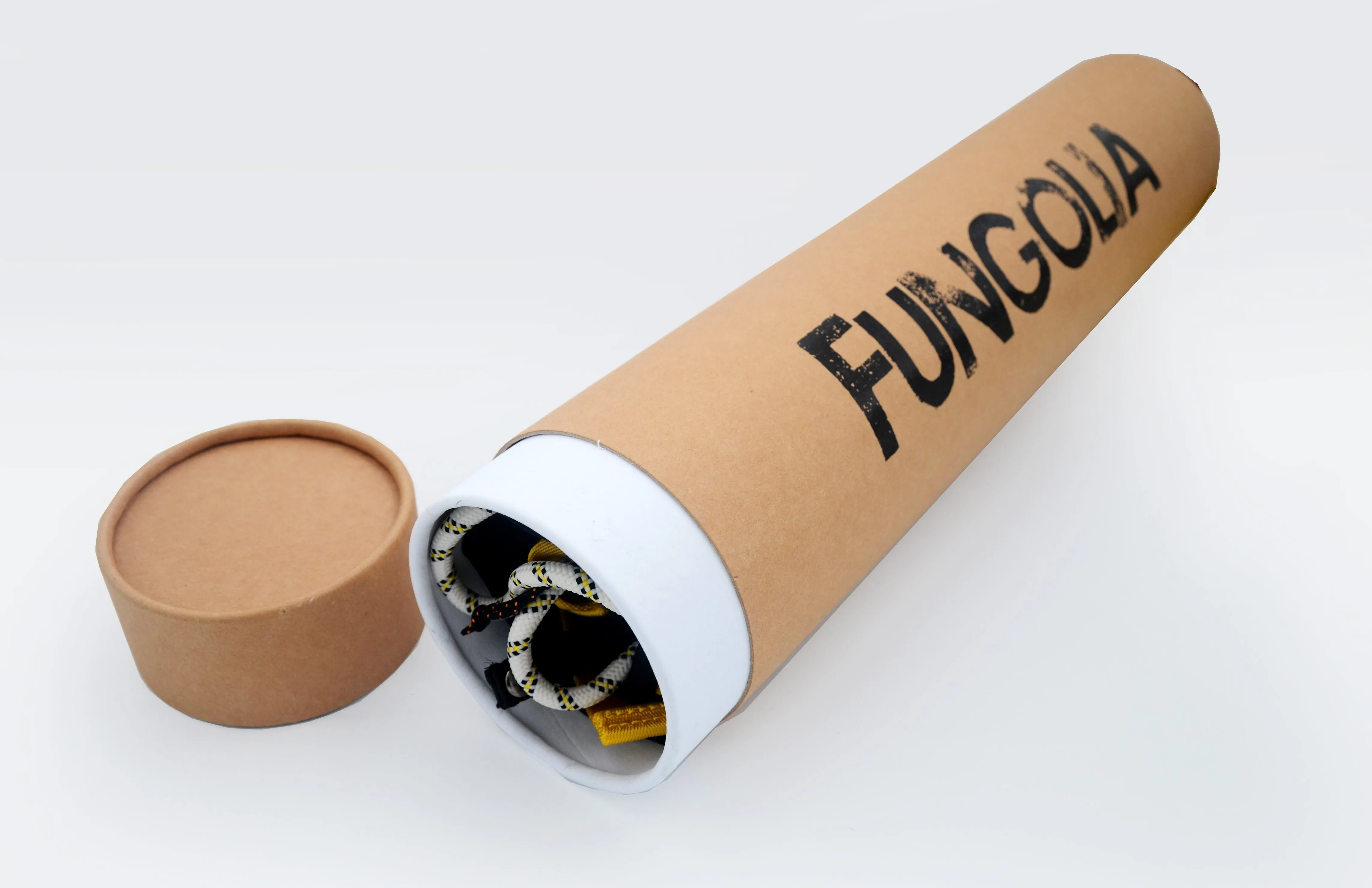 <A 000a54> Fungolia Premium drawstring backpack (Navy/Yellow)