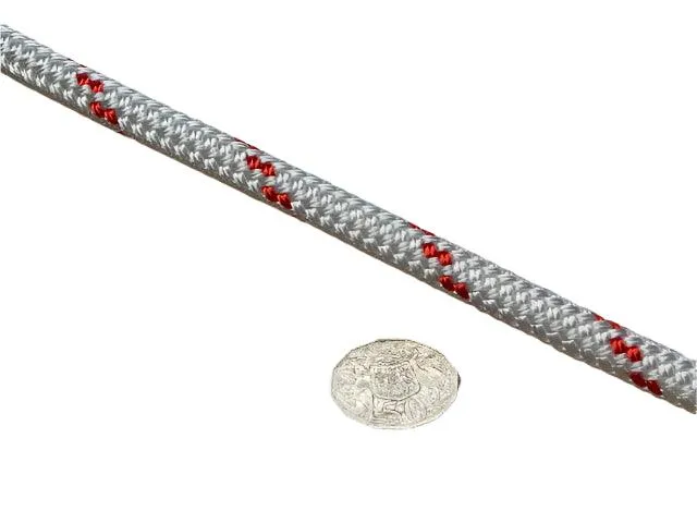 Marine Rope - White with Red Flecks - 14mm*