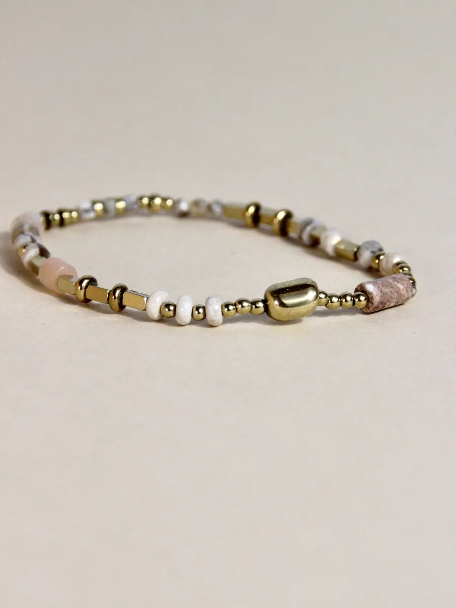 Meadow bracelet - natural pearl beach jewelry