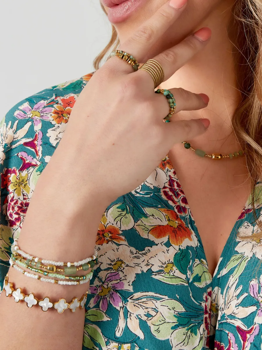 Meadow bracelet - natural pearl beach jewelry