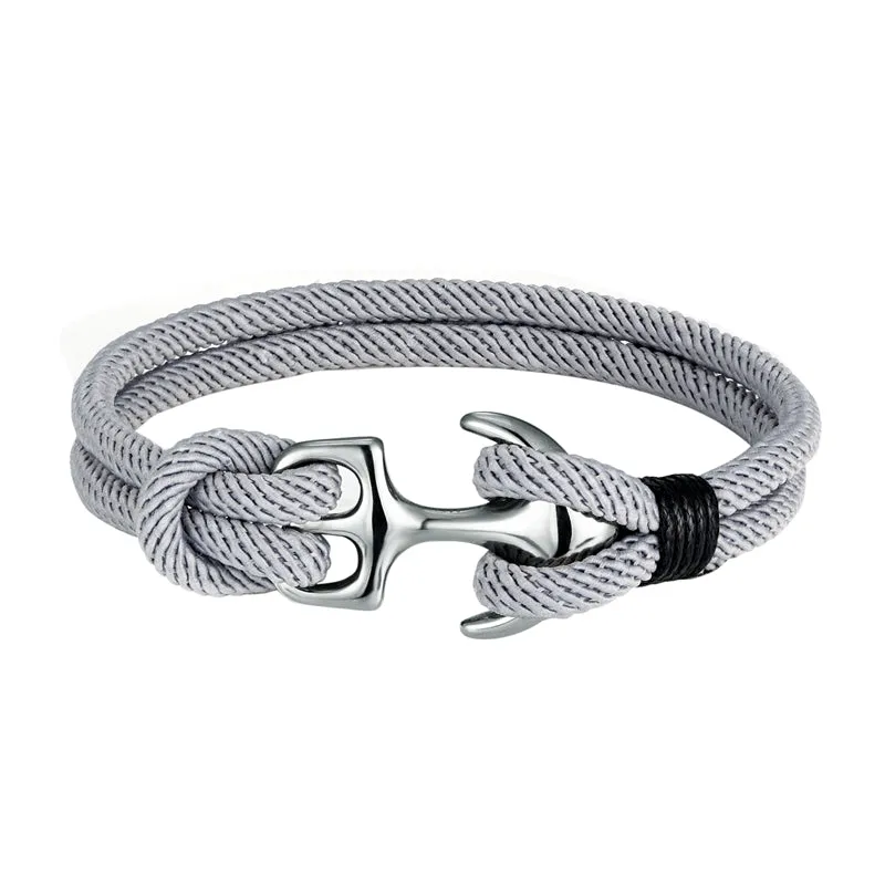 Men Survival Bracelet Outdoor Camping Emergency Anchor Rope Bracelet