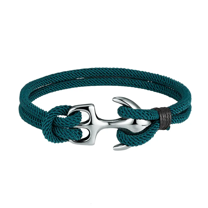 Men Survival Bracelet Outdoor Camping Emergency Anchor Rope Bracelet