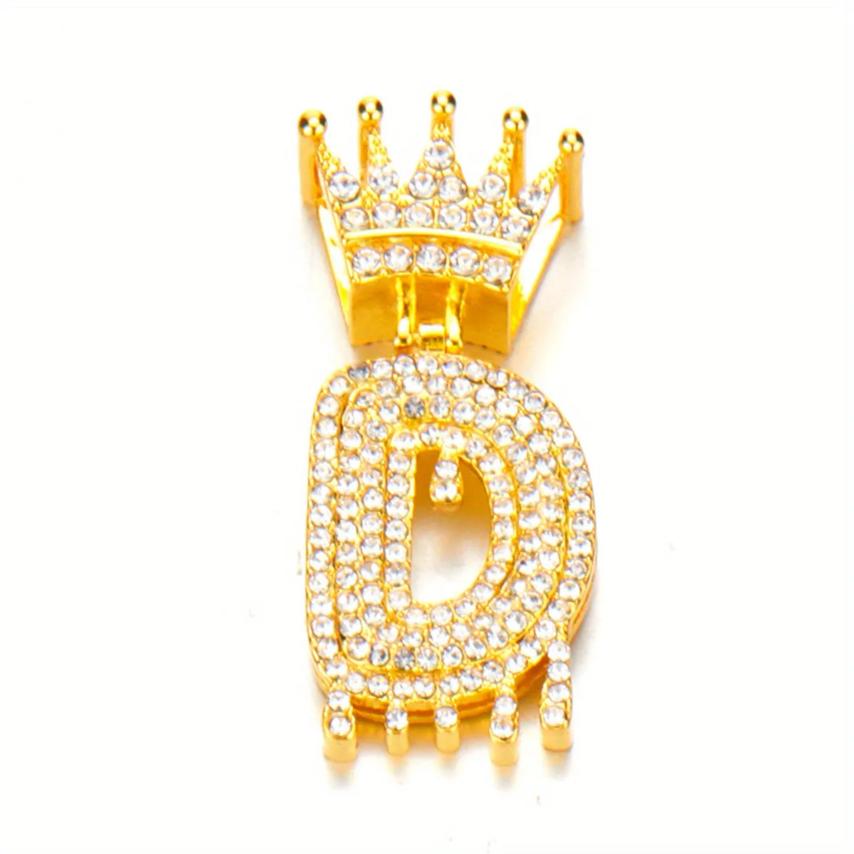Men's Stainless Steel Necklace Pop Waterproof Crown Lett