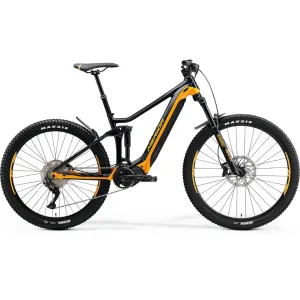 Merida eOne Forty 400 Enduro Electric 630Wh Battery (SM/504Wh) Bike Black/Orange
