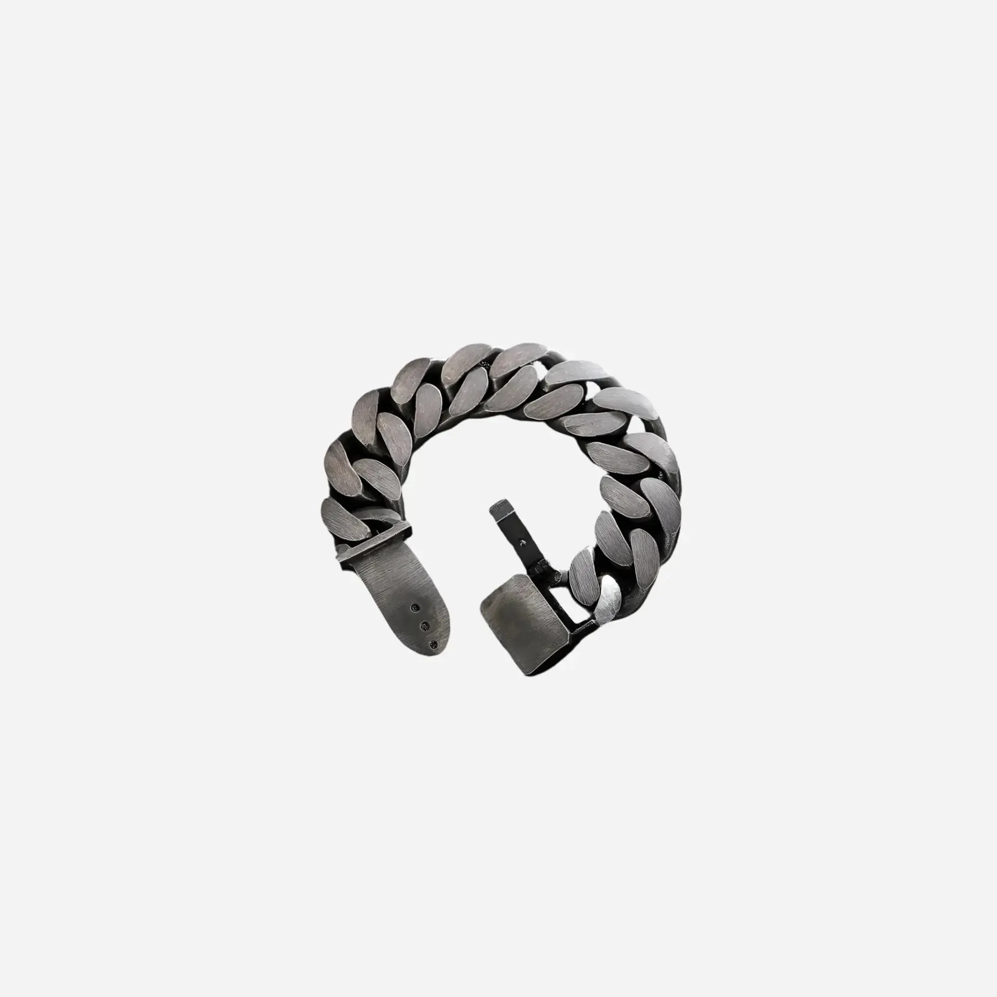 Metal Punk Wide Cuban Link Bracelet