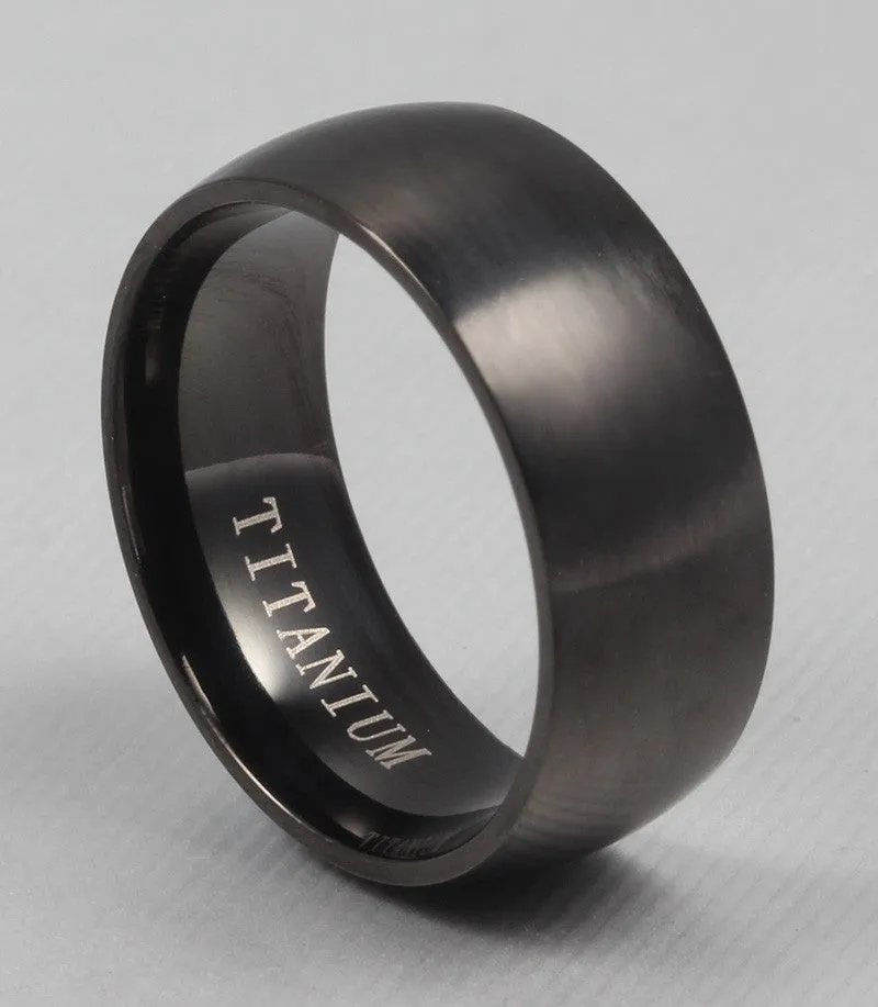 Midnight 100% Titanium Ring