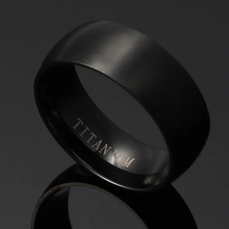 Midnight 100% Titanium Ring