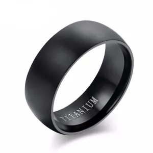Midnight 100% Titanium Ring