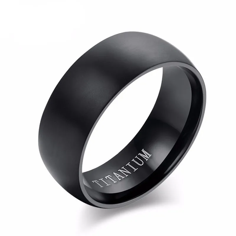 Midnight 100% Titanium Ring