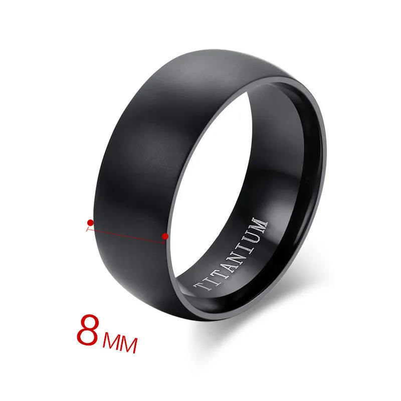Midnight 100% Titanium Ring