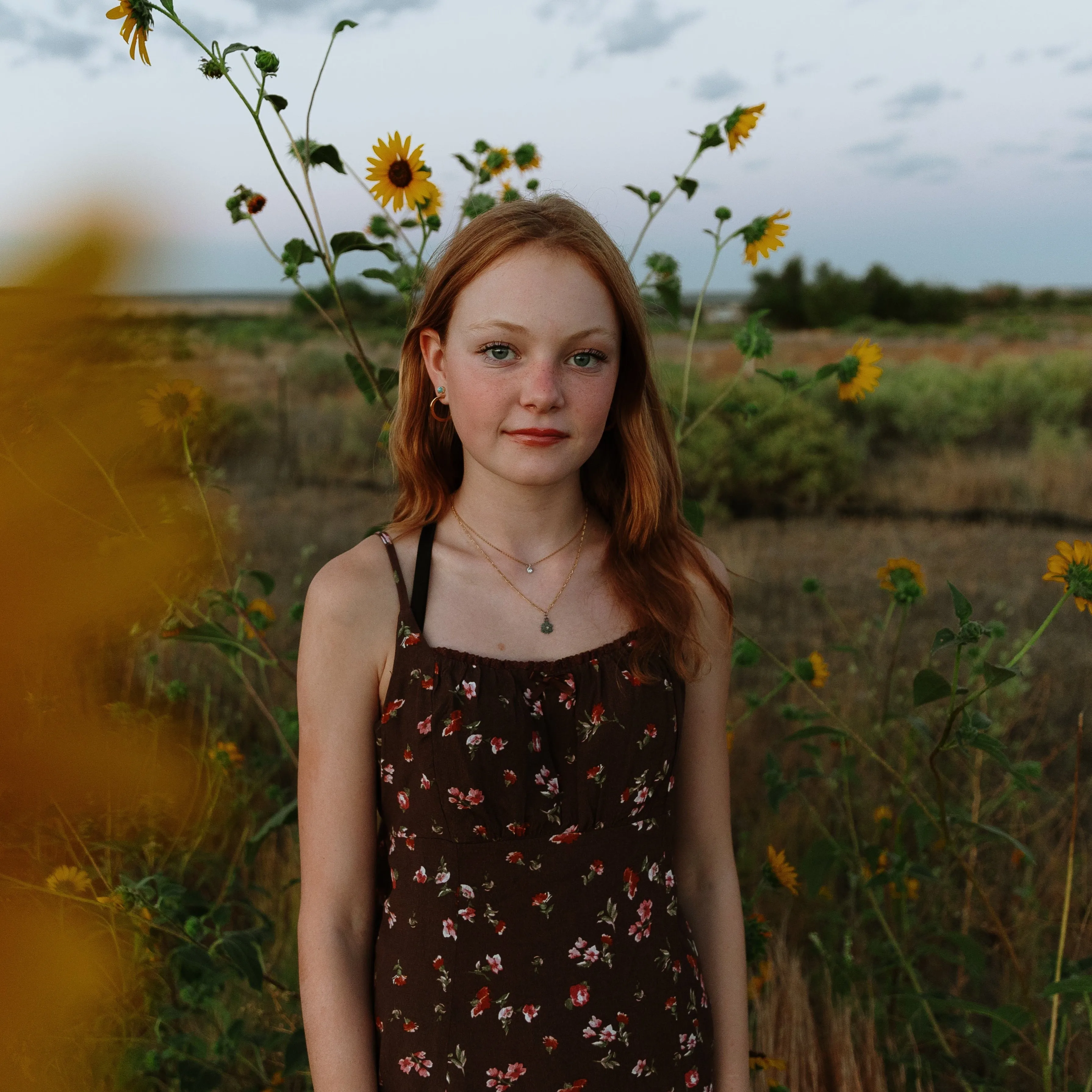 Mini Sunflower Necklace