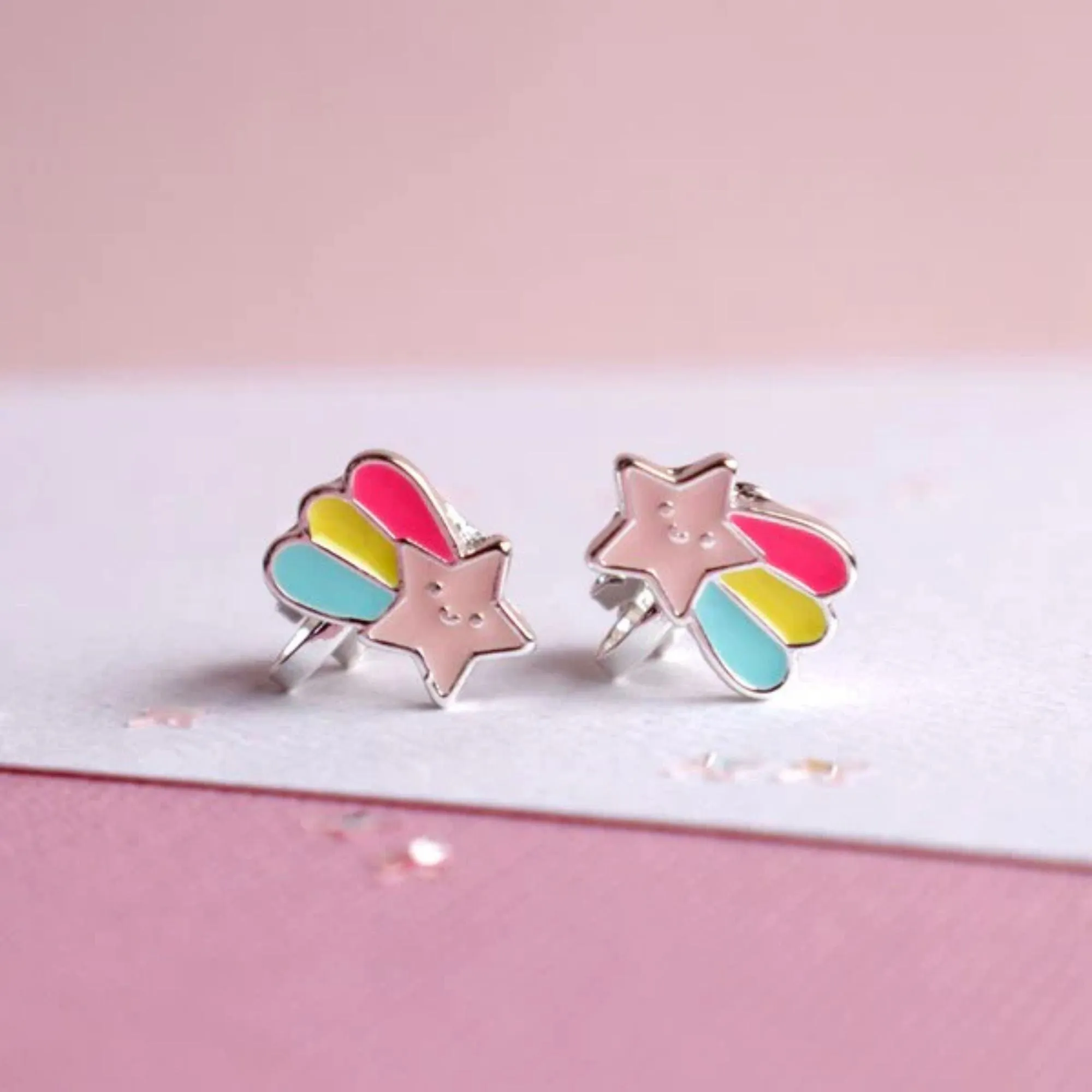 Mon Coco - Clip-on Earrings - Star