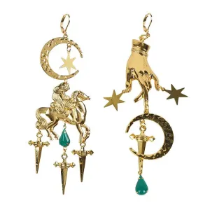 Moon Pegasus Witch Apparel and Accessories with Pegasus Witch Earrings
