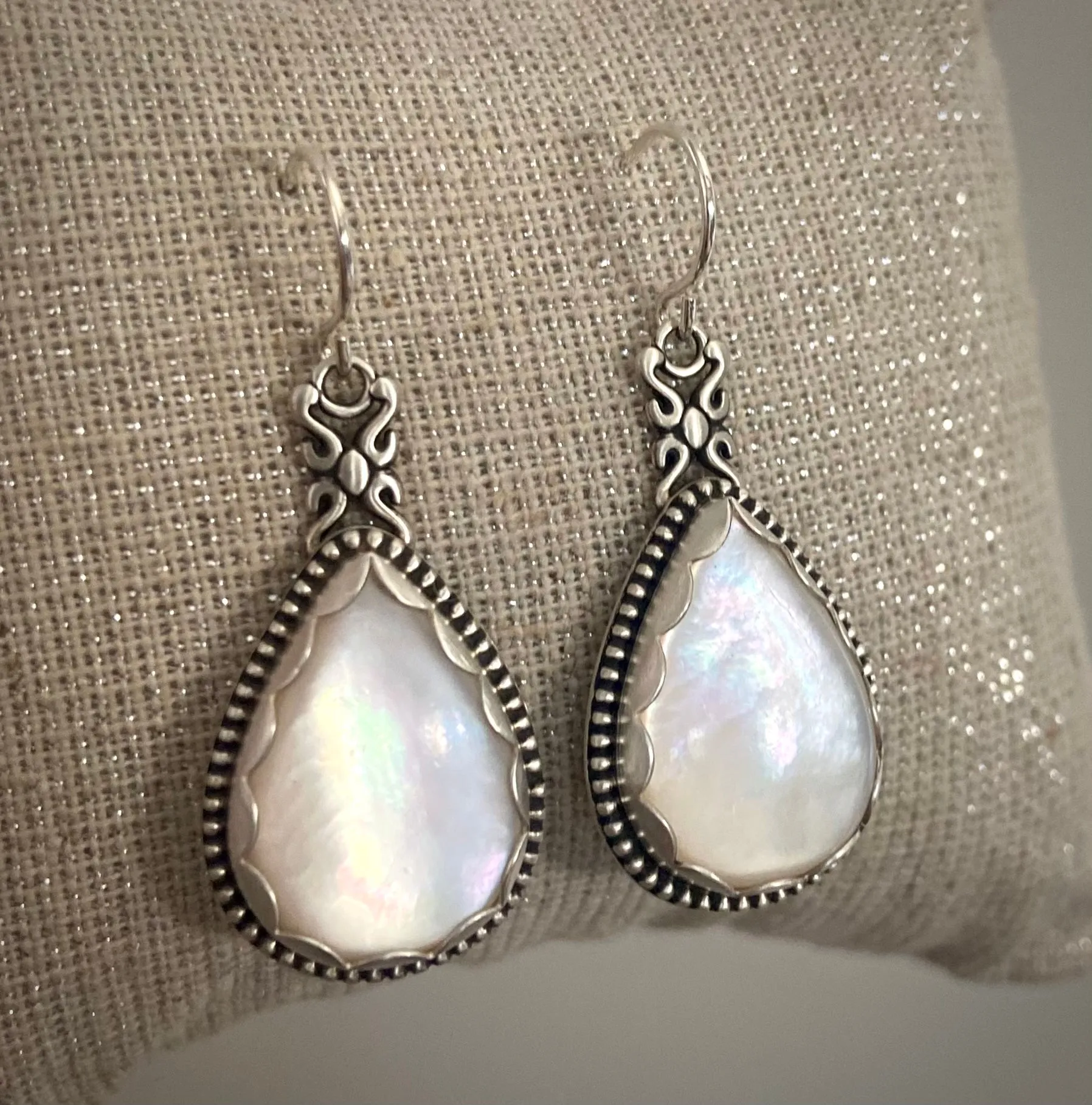 Mother of Pearl Drop Earrings