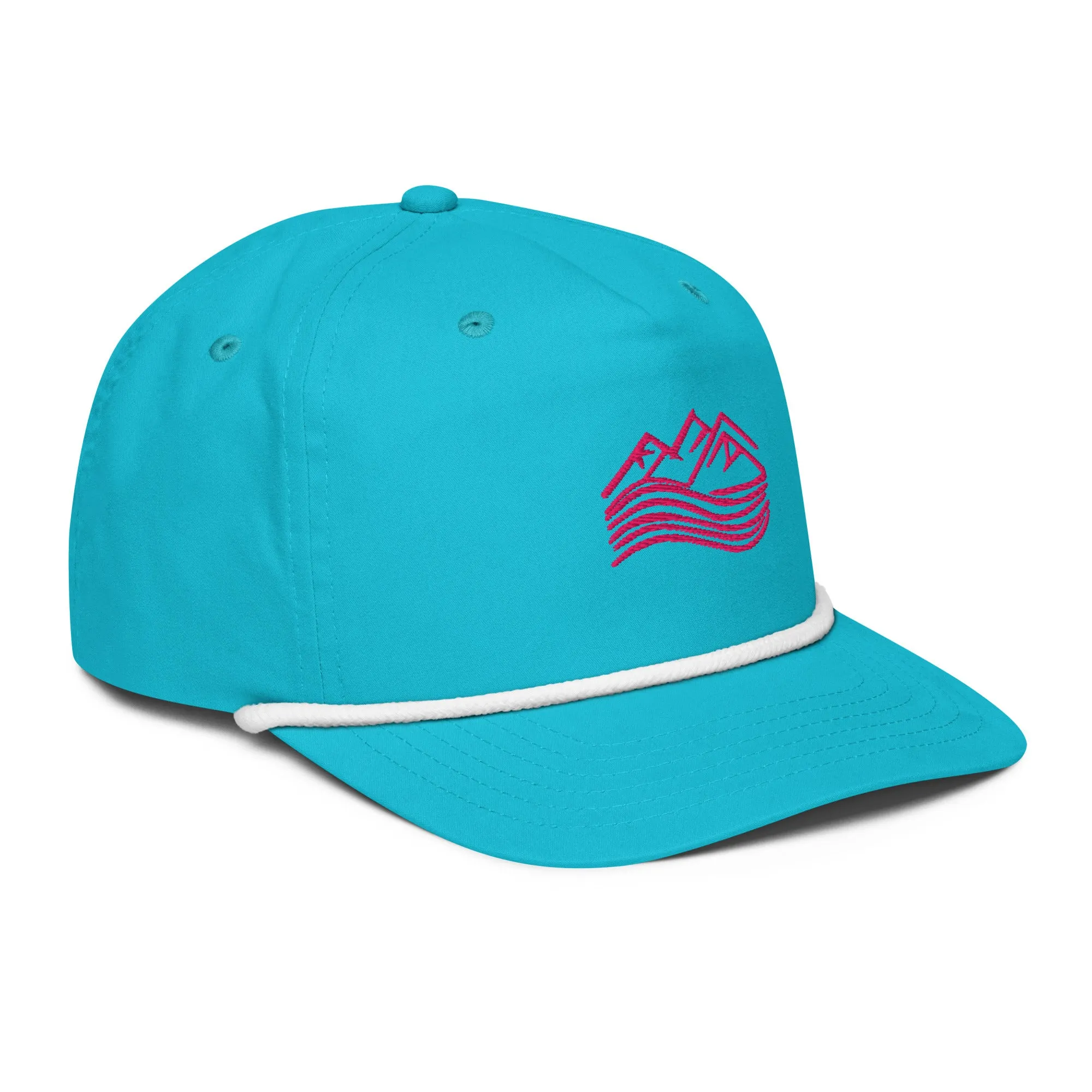 Mountains & Waves Rope Hat – Adventure in Style