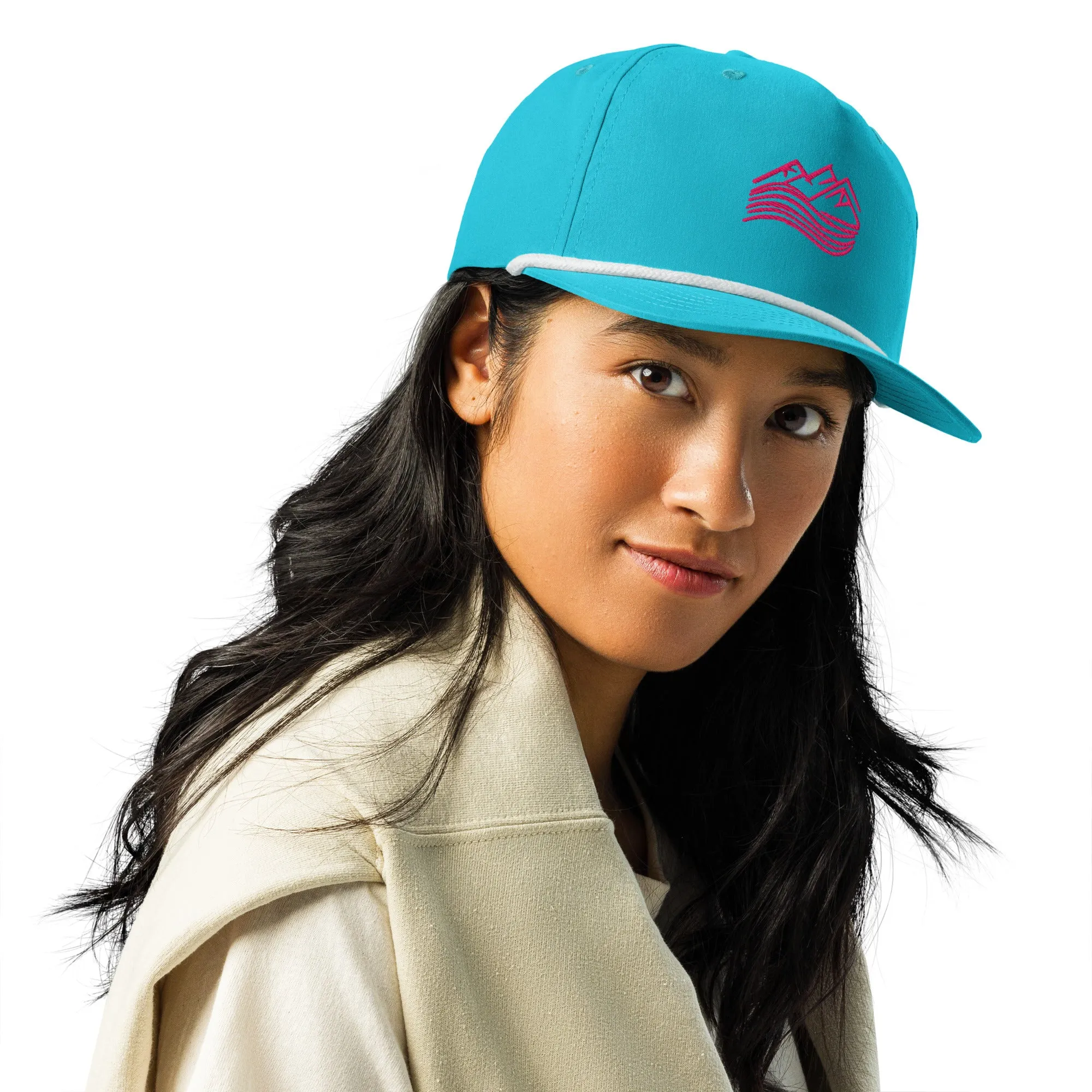 Mountains & Waves Rope Hat – Adventure in Style