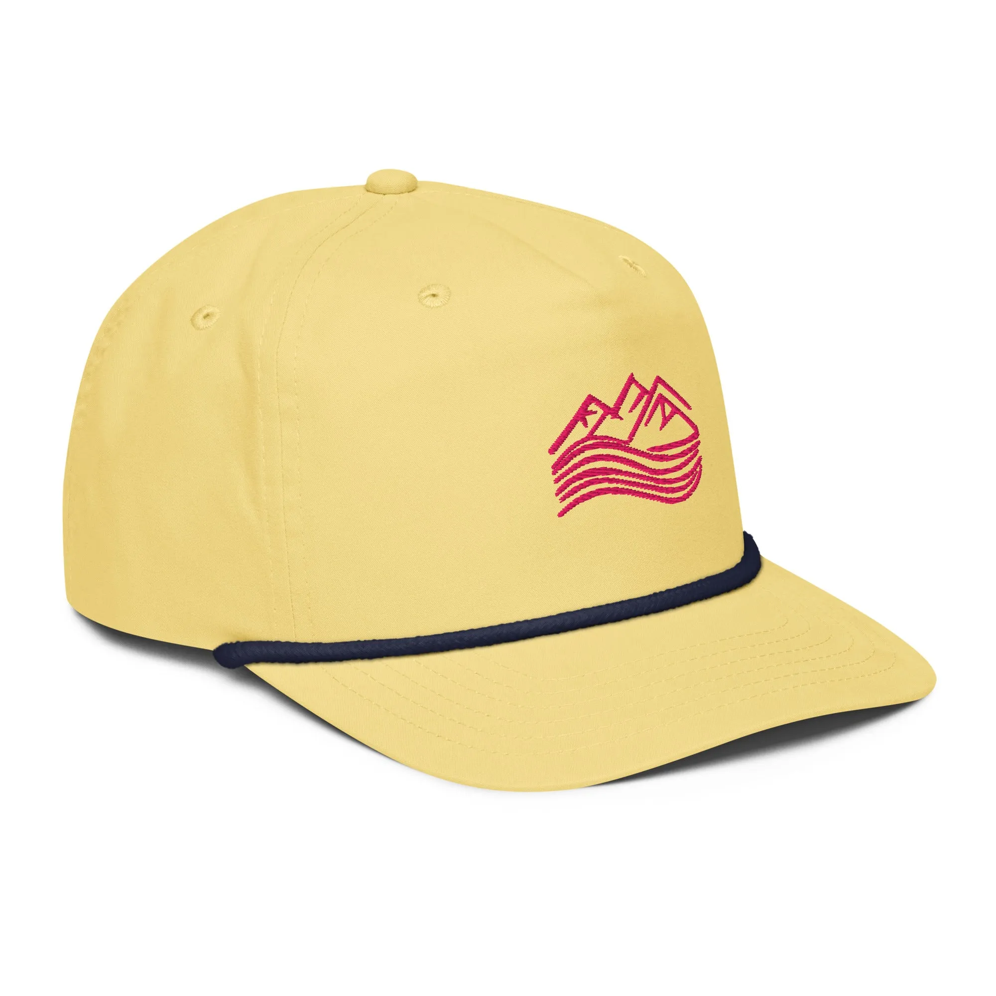 Mountains & Waves Rope Hat – Adventure in Style