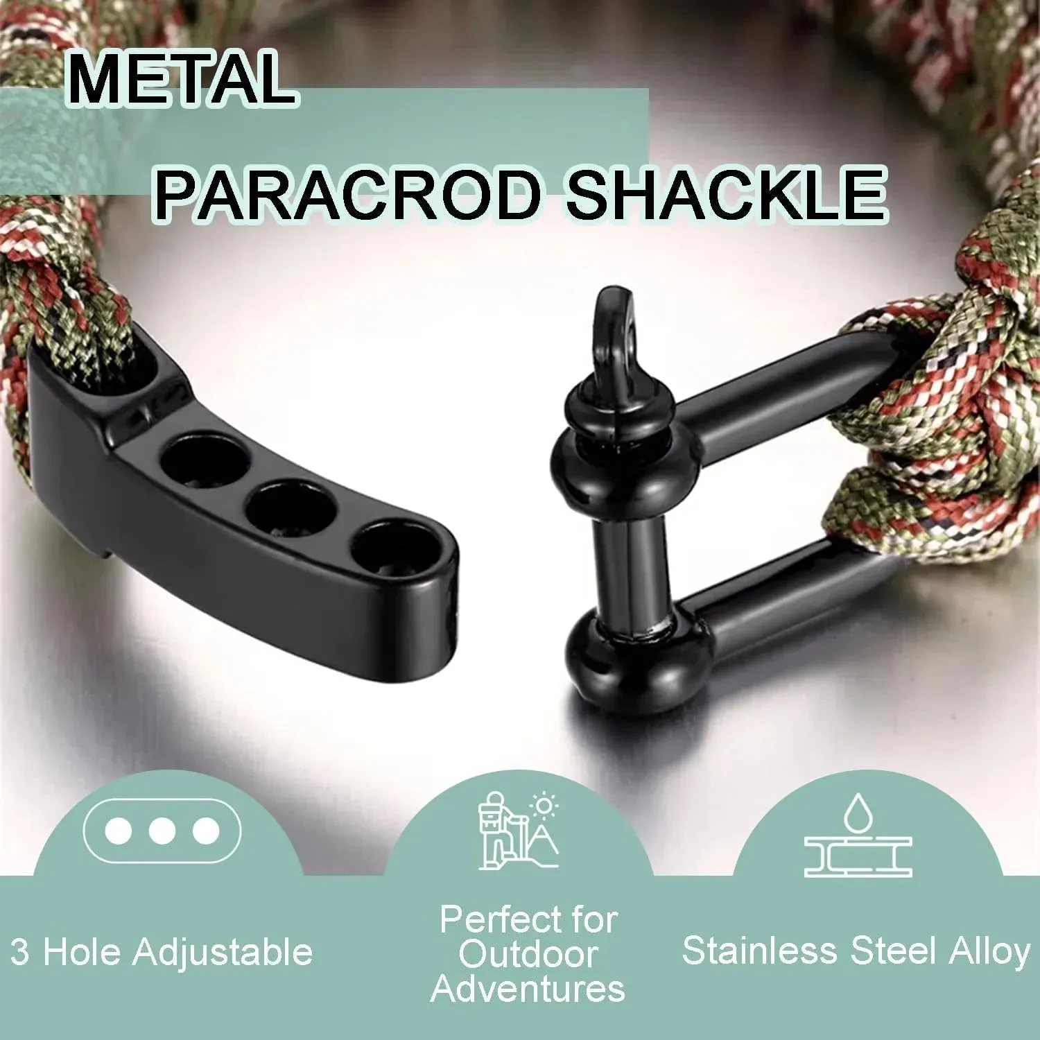 Multi-Use Paracord Shackle Set
