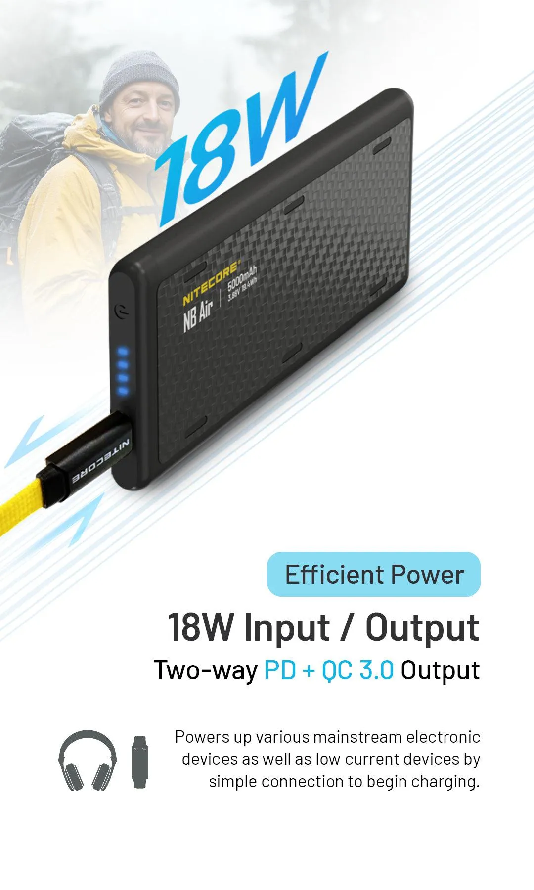 NB Air (5,000mAh 2.4A 18W)