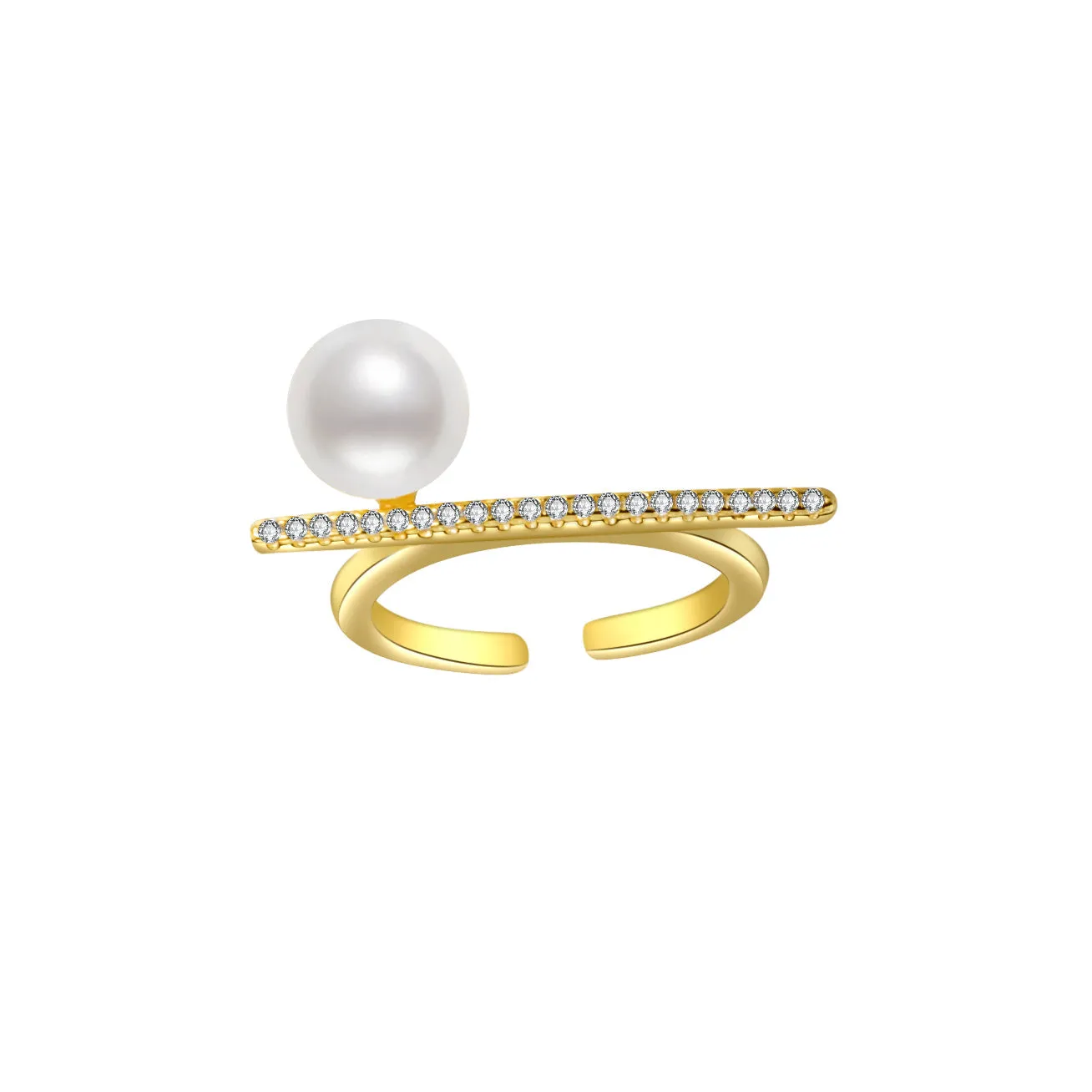 New Yorker Freshwater Pearl Ring WR00065