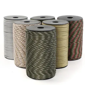 NOBLE EAGLE Military 650 Paracord – 9-Strand 4mm Tactical Survival Rope for Camping