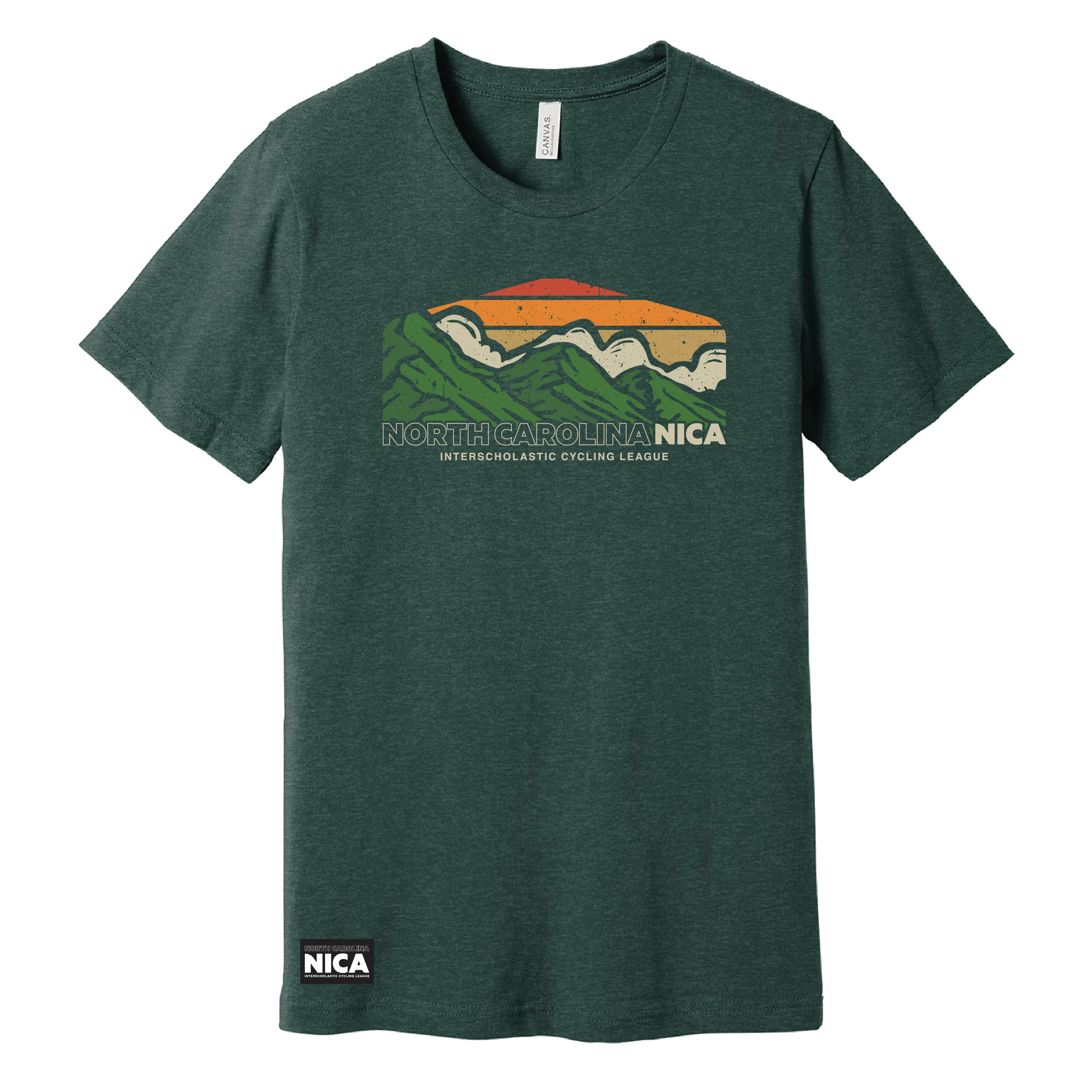 North Carolina NICA Cloudy Mountains Tee